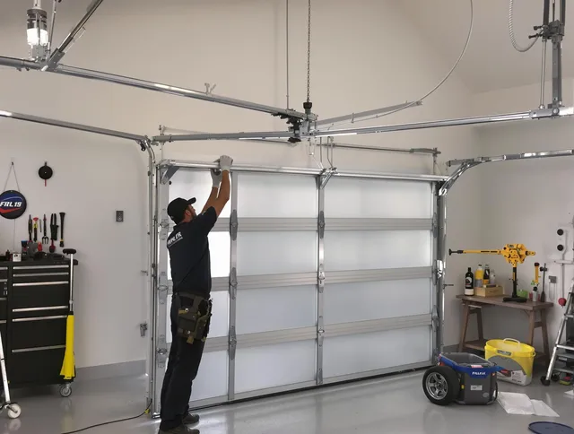Newtown Garage Door Repair certified team performing precision garage door installation in Newtown