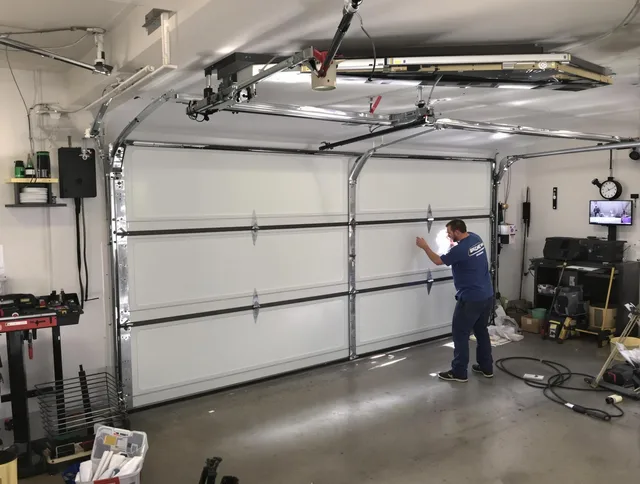Professional garage door repair service by Newtown Garage Door Repair in Newtown