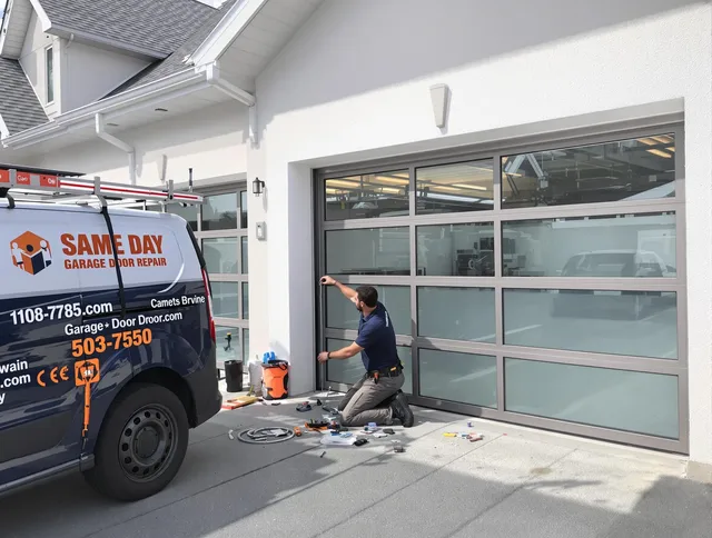 Same-day garage door repair service by Newtown Garage Door Repair in Newtown